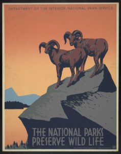 national park poster USA - Library of Congress